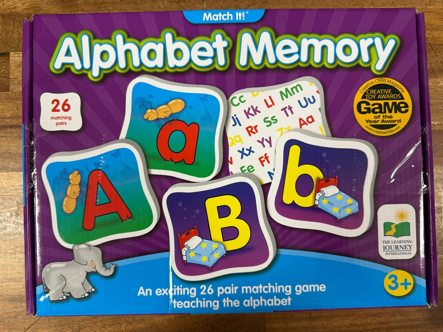 The Learning Journey: Match It! Alphabet – Memory Card Tile Game