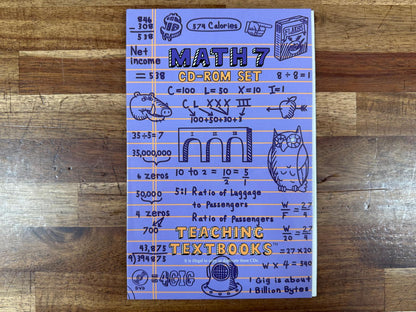 Teaching Textbooks: Math 7 – CD-ROM Set