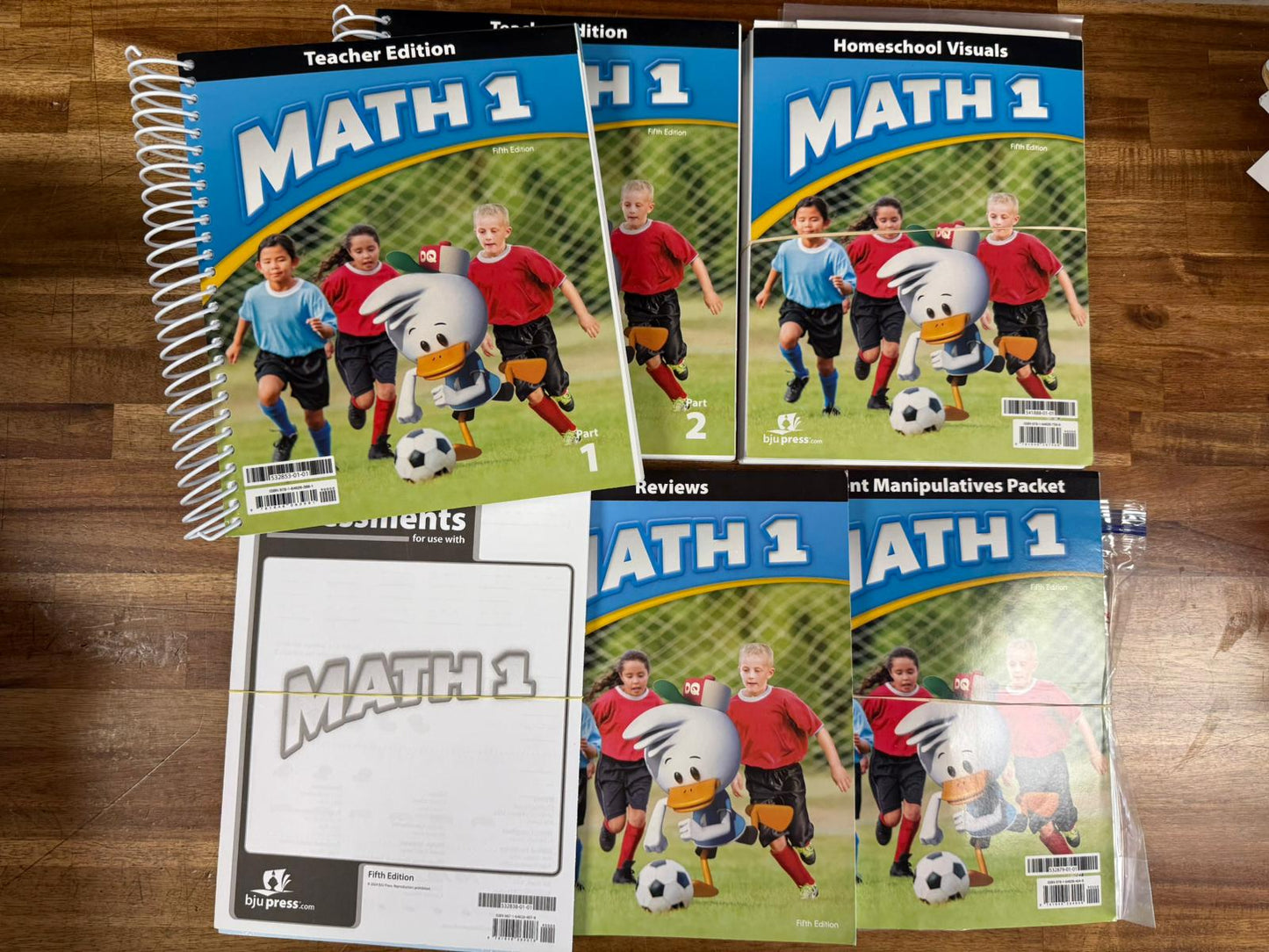 BJU Press: Math 1 – 5th Edition Full Set