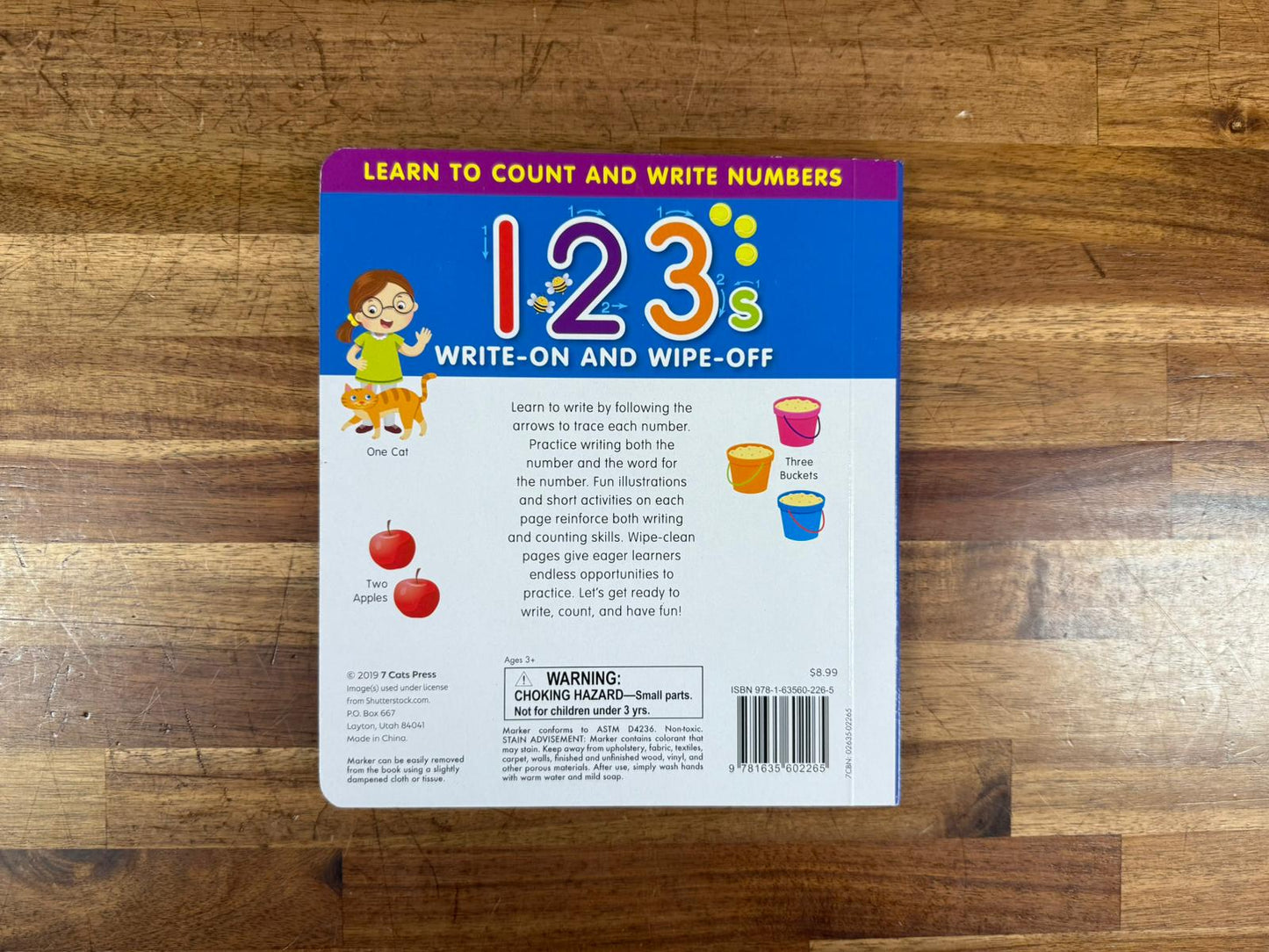 123s Write-On and Wipe-Off: Learn How to Write the Numbers