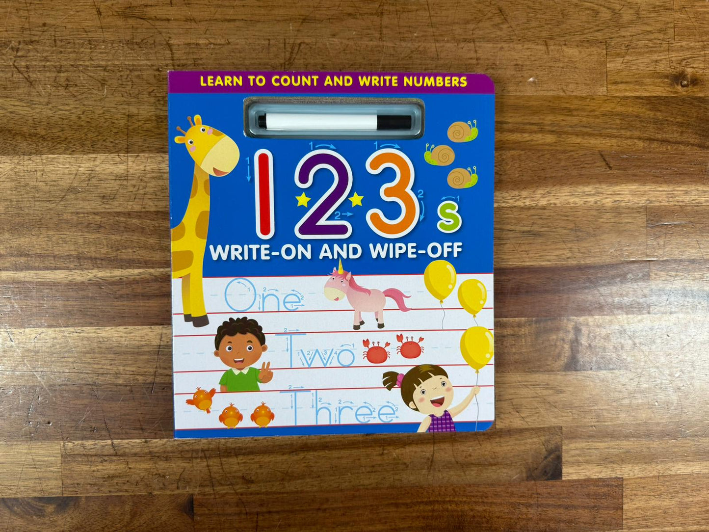 123s Write-On and Wipe-Off: Learn How to Write the Numbers