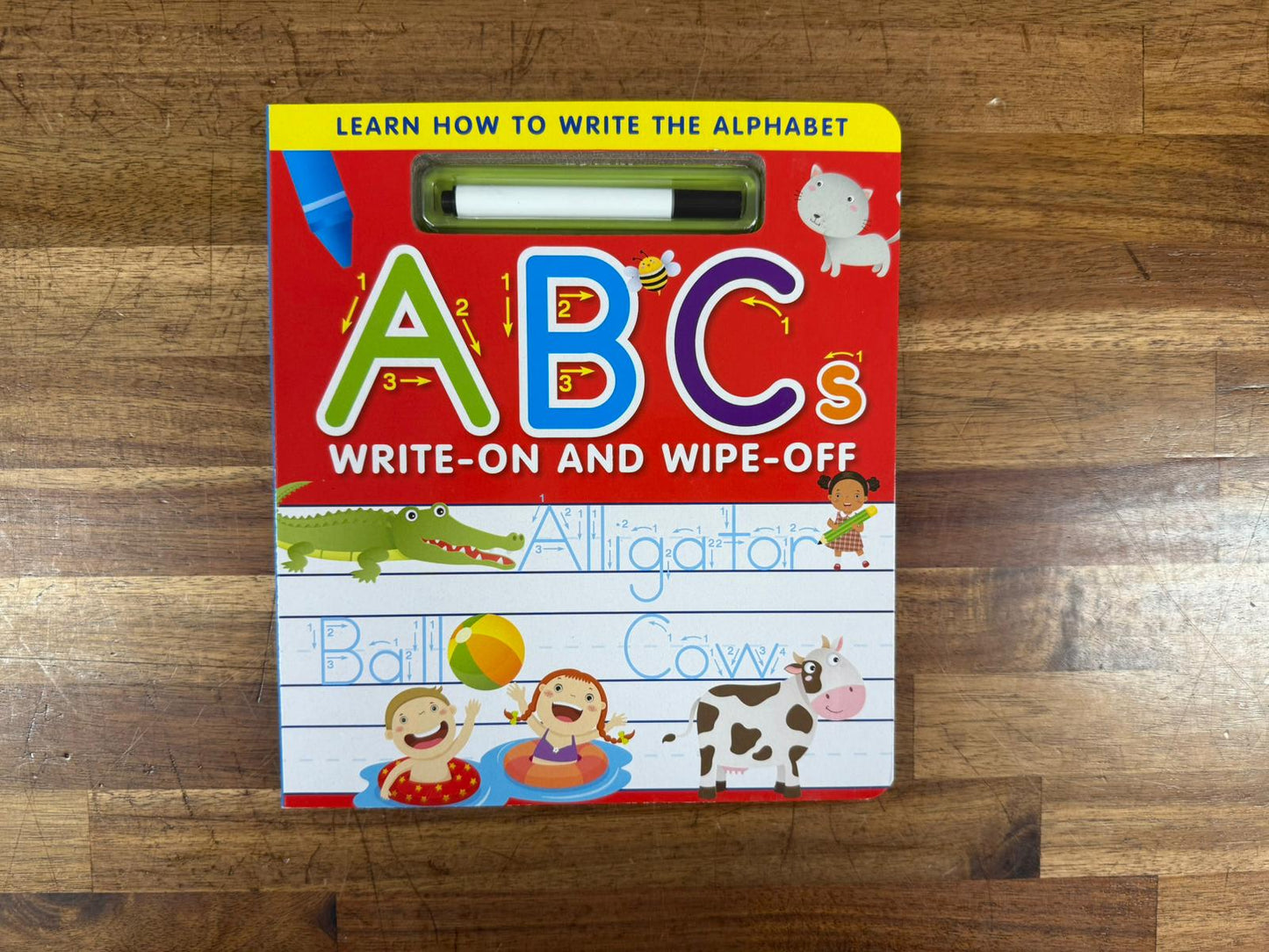 ABCs Write-On and Wipe-Off: Learn How to Write the Alphabet