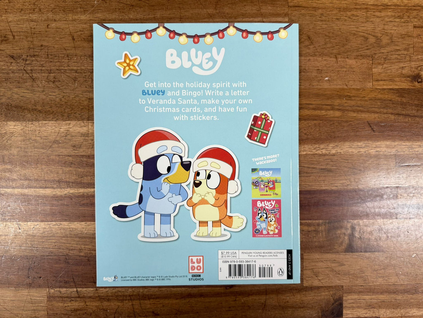 Bluey Sticker & Activity Book: Hooray It’s Christmas – 100+ Stickers
