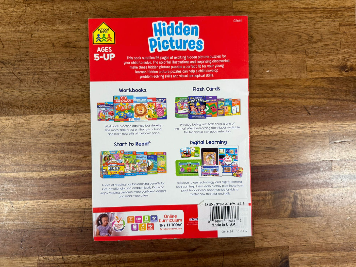School Zone Hidden Pictures Workbook