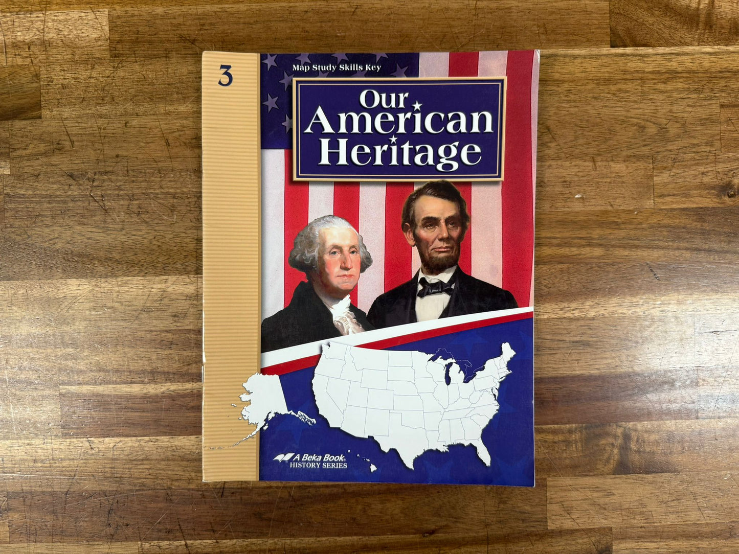 Abeka Our American Heritage Grade 3 4th Ed Map Study Skills Key