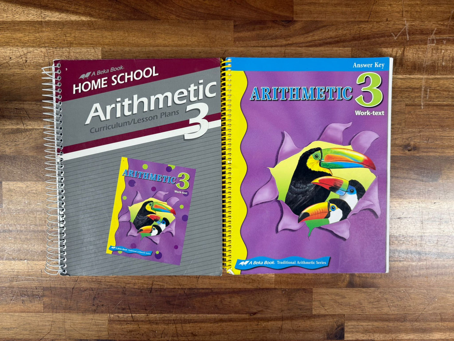 Abeka Arithmetic Grade 3 LPs & Worktext Answr Keys 4th Ed