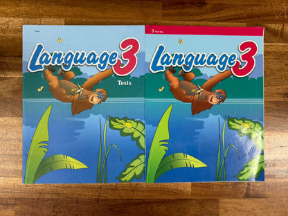 Abeka Language Arts Grade 3 2009 SET: Lesson Plans, Tests & Keys