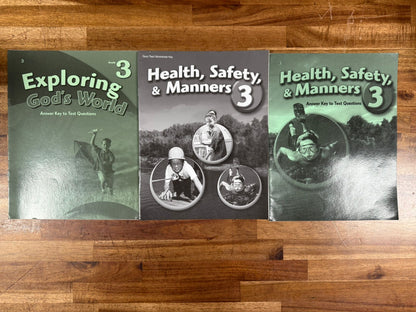 Abeka Science & Health Grade 3 2012 Ed SET of 6