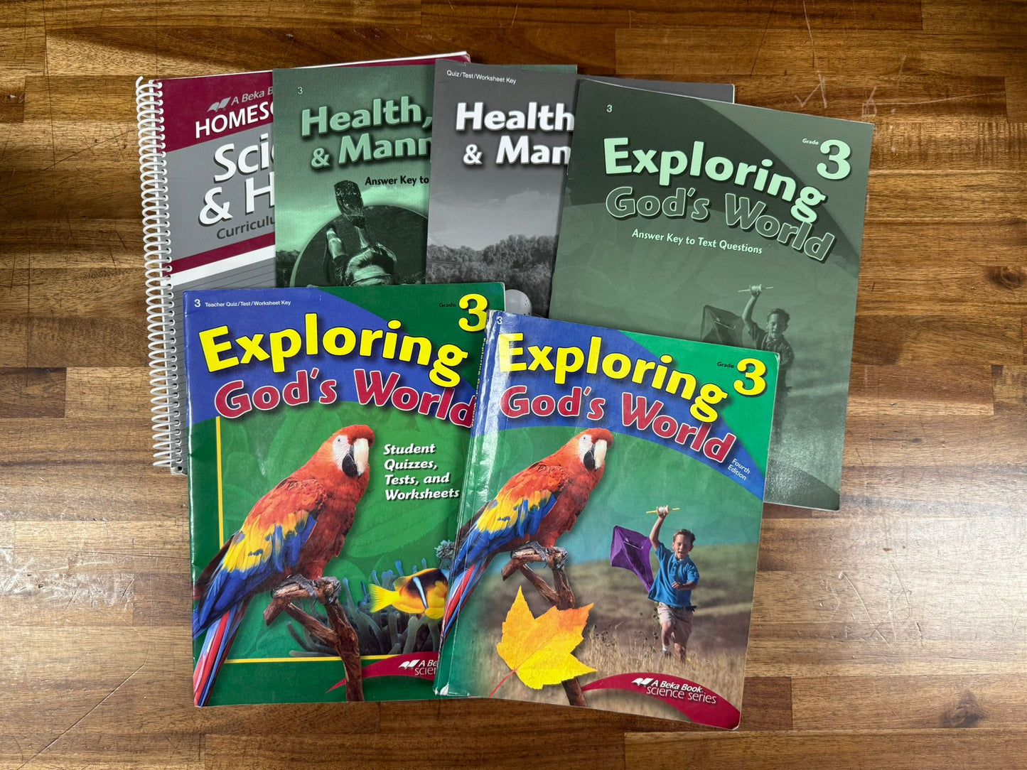 Abeka Science & Health Grade 3 2012 Ed SET of 6