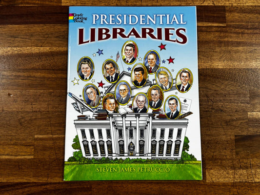 Presidential Libraries Dover Coloring Book - Like New