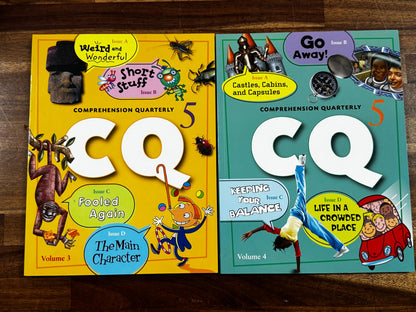 Rigby Literacy Comprehension Quarterly Grade 5 Vol 1–4