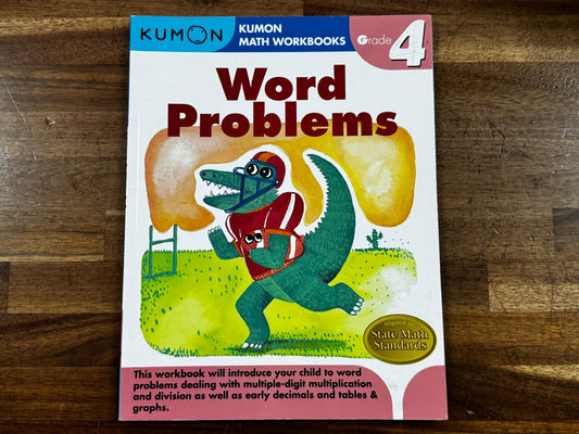 Kumon Grade 4 Word Problems - Kumon Math Workbooks