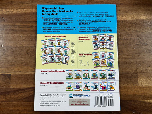 Kumon Grade 4 Word Problems - Kumon Math Workbooks