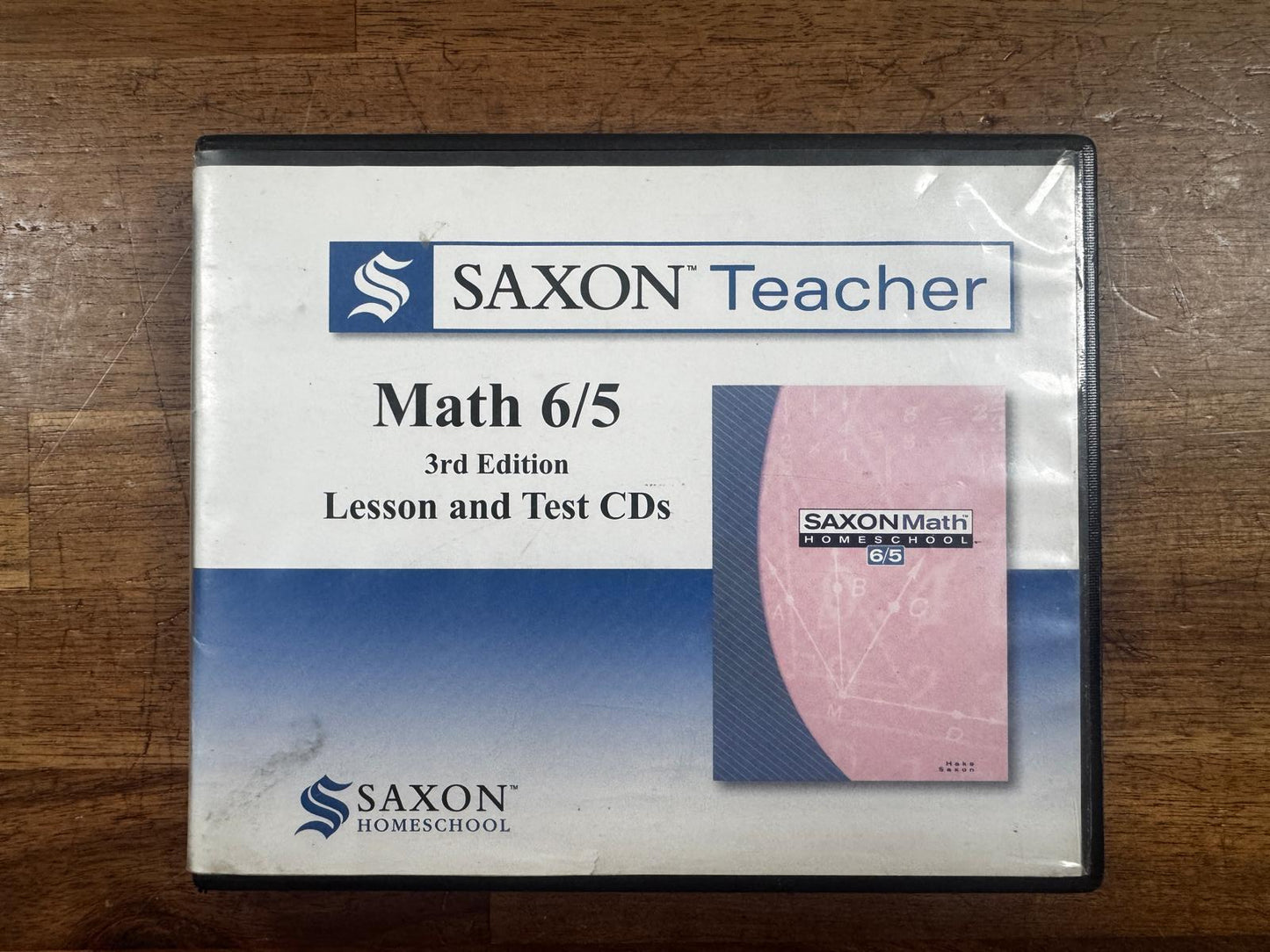 Saxon Math 6/5 Homeschool SET of 3 - Les/Tsts CDs, Solutions, Txtbk