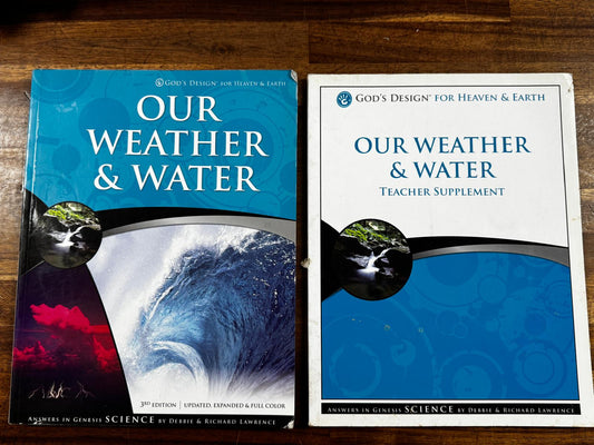 AiG Our Weather & Water – Textbook & Teacher Supplement
