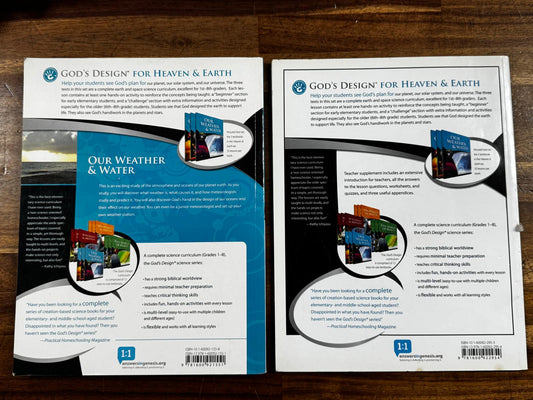 AiG Our Weather & Water – Textbook & Teacher Supplement