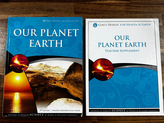 AiG Our Planet Earth Textbook & Teacher Supplement