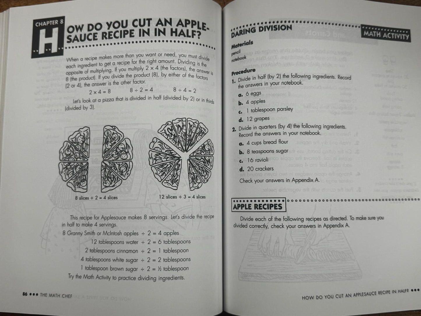 The Math Chef: Over 60 Math Activities and Recipes