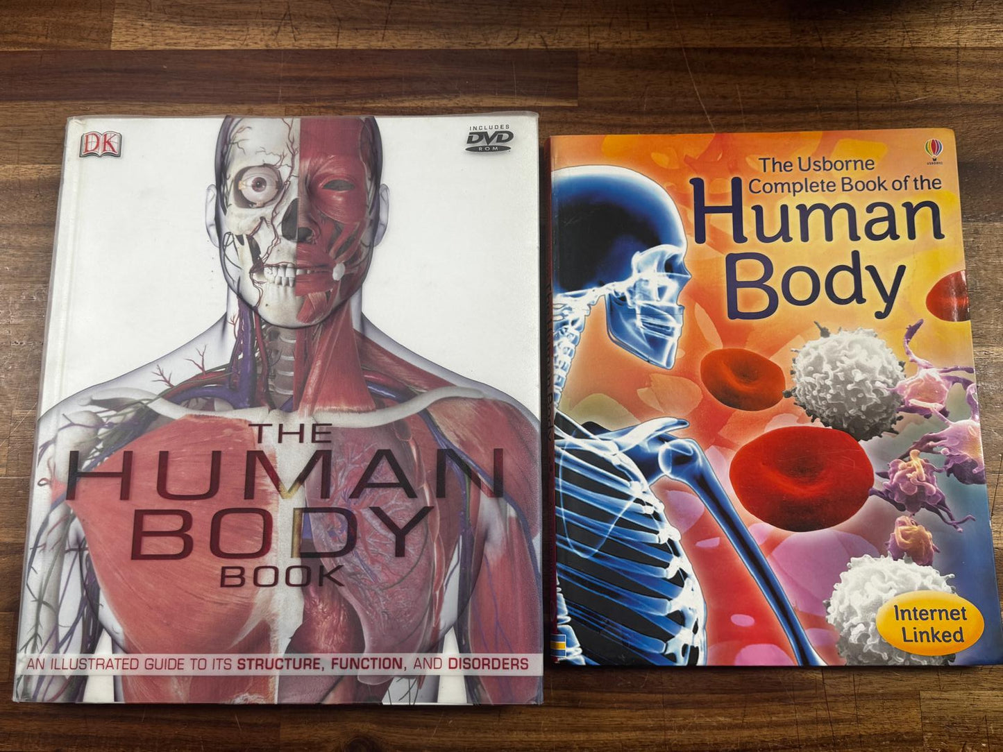 The Human Body Book Lot of 2 (no DVD)