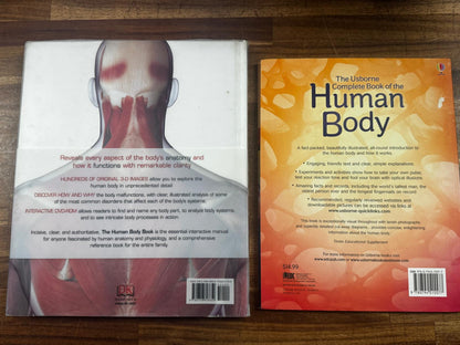 The Human Body Book Lot of 2 (no DVD)