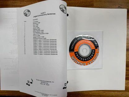 Shurley English Homeschooling Lvl 2 Teacher Manual w CD