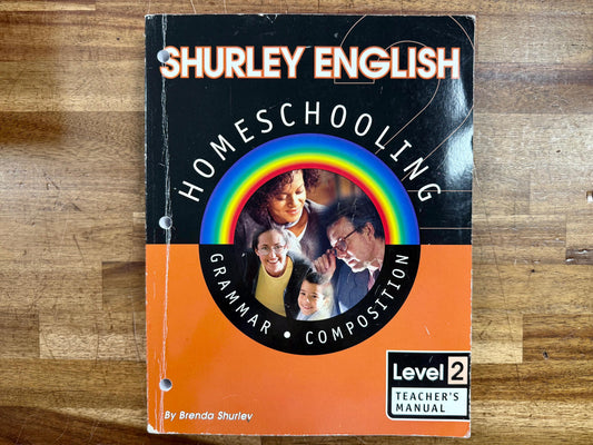 Shurley English Homeschooling Lvl 2 Teacher Manual w CD
