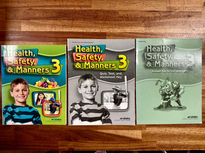 Abeka Science & Health 3 Current Edition SET of 8