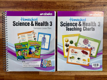 Abeka Science & Health 3 Current Edition SET of 8