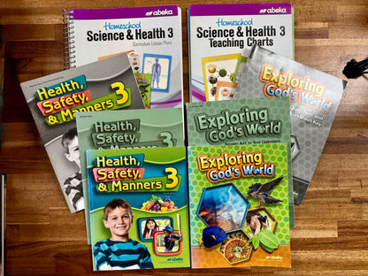 Abeka Science & Health 3 Current Edition SET of 8