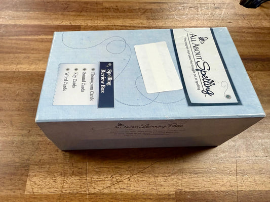 AAS Spelling Review Box w. Dividers only
