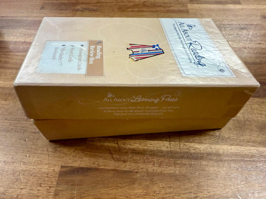 AAS Spelling Review Box w. Dividers & Level 4 Cards - Complete