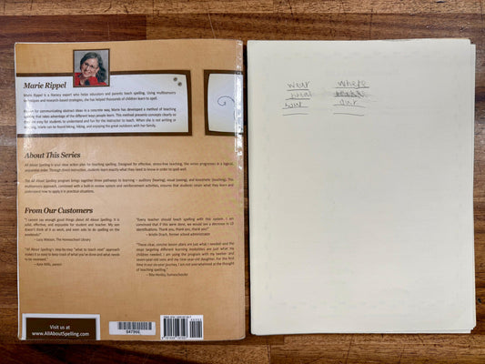 All About Spelling Level 4 Teacher's Manual w. Resource Sheets