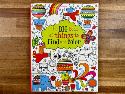Usborne The Big Book of Things to Find and Color