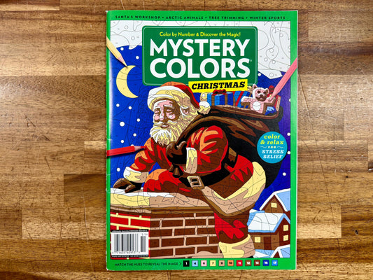 Mystery Colors: Christmas Color by Number - New