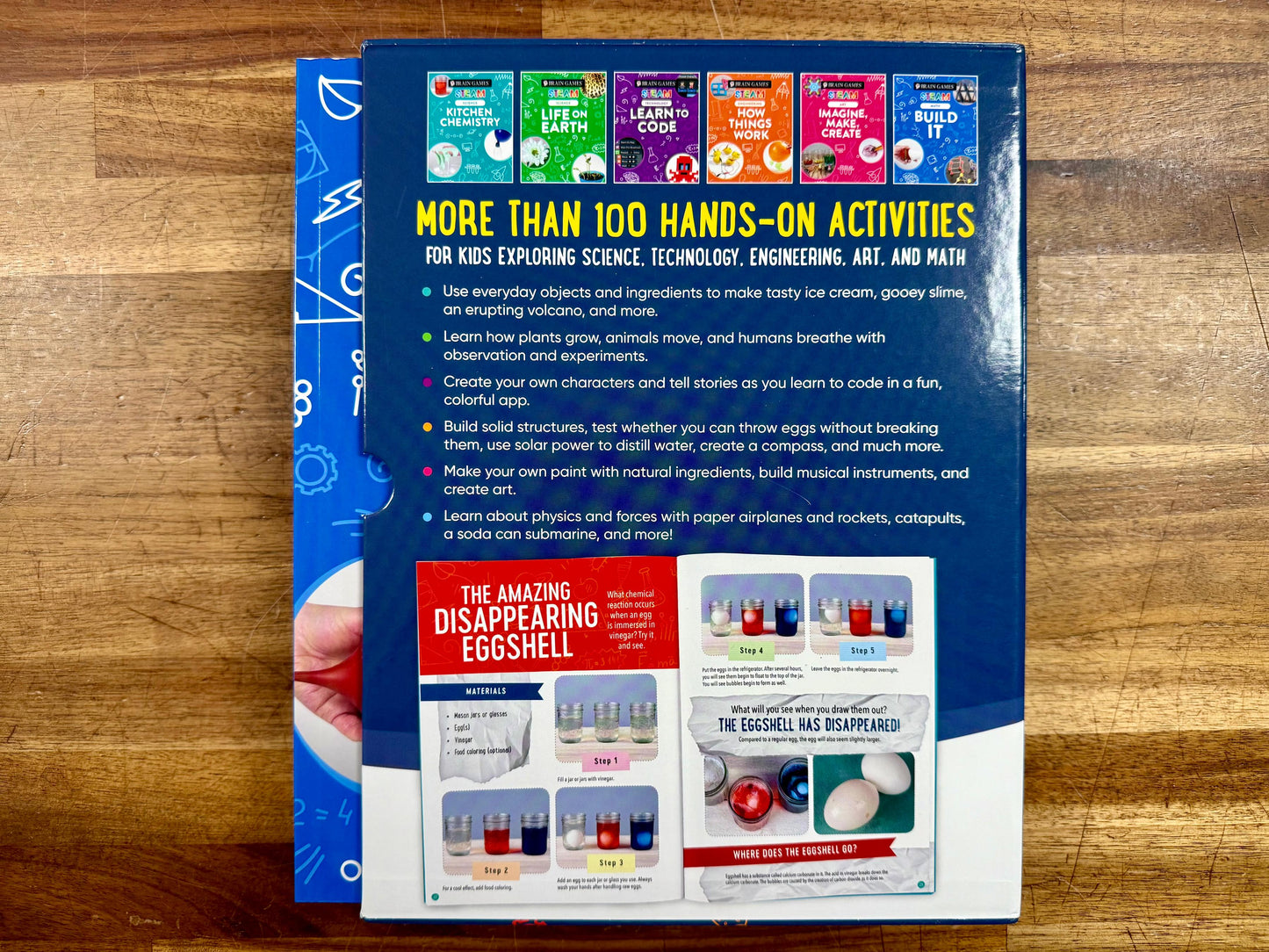 Brain Games Steam 6 Dyanmic Book Box Set - Like-New