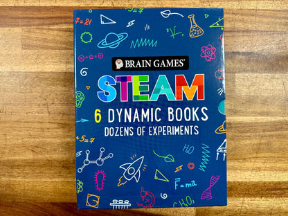 Brain Games Steam 6 Dyanmic Book Box Set - Like-New