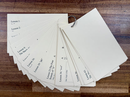 IEW Phonetic Zoo Lesson Cards