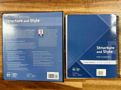 IEW Structure & Style SET - Binder & 2B Teacher Manual
