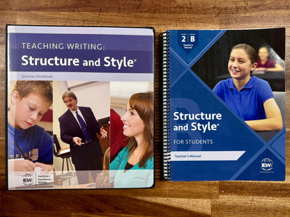 IEW Structure & Style SET - Binder & 2B Teacher Manual