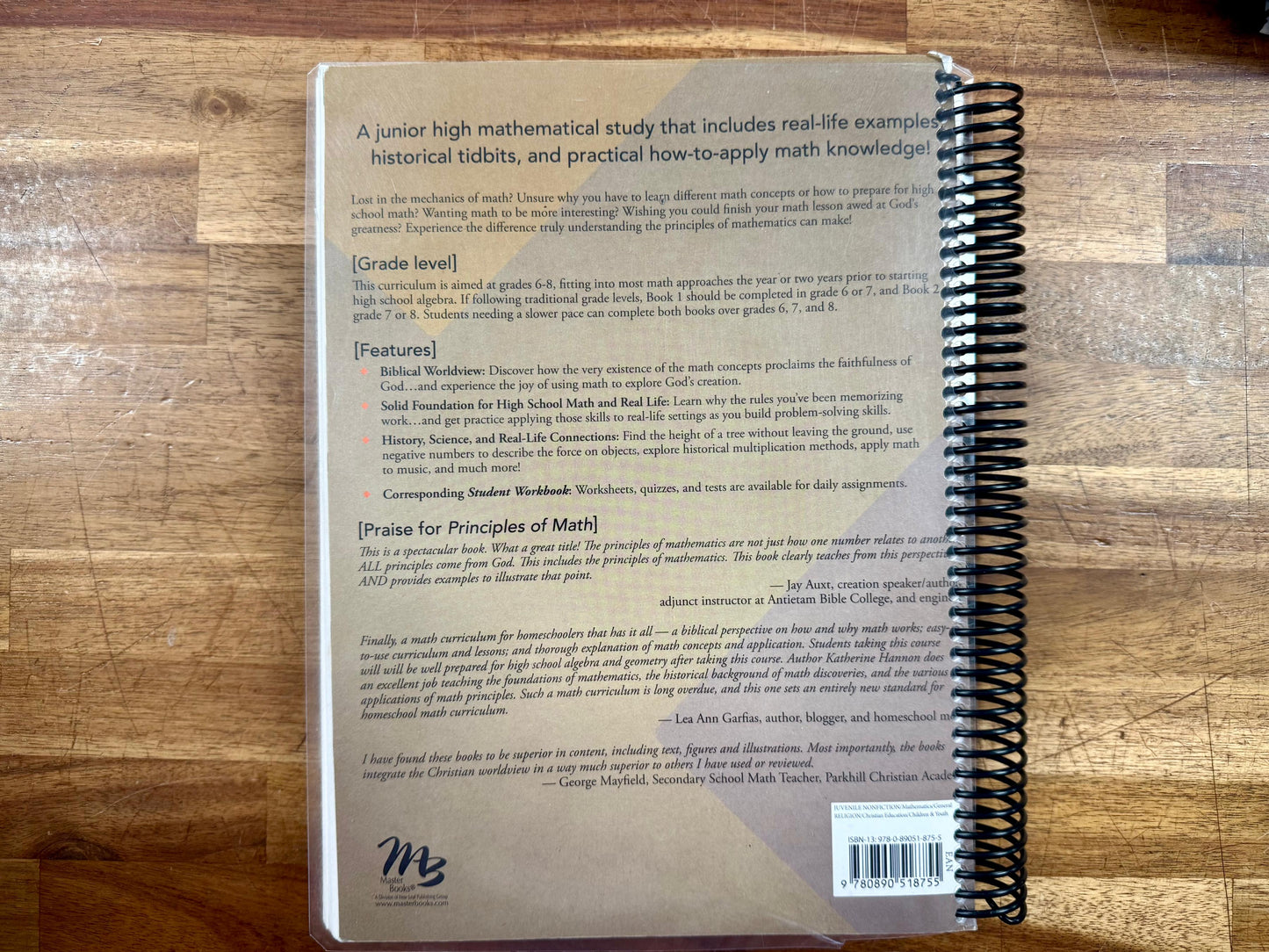 MB Principles of Mathematics Book 1