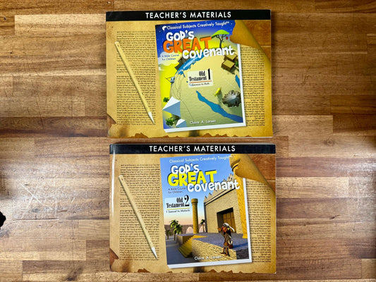 God's Great Covenant Old Testament 1 & 2 Teacher's Materials SET