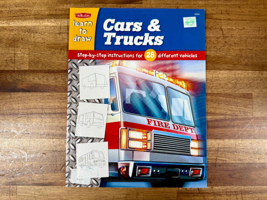 Learn To Draw: Cars & Trucks Step by Step Instructions for 28 Diff Vehicles