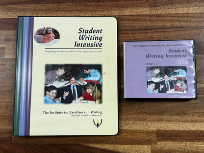 IEW Student Writing Intensive Group C SET:  CDs & Seminar Binder