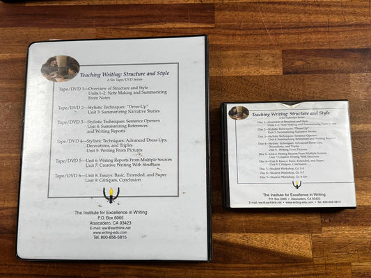 IEW Excellence in Writing SET - CD Set & Seminar Wkbk