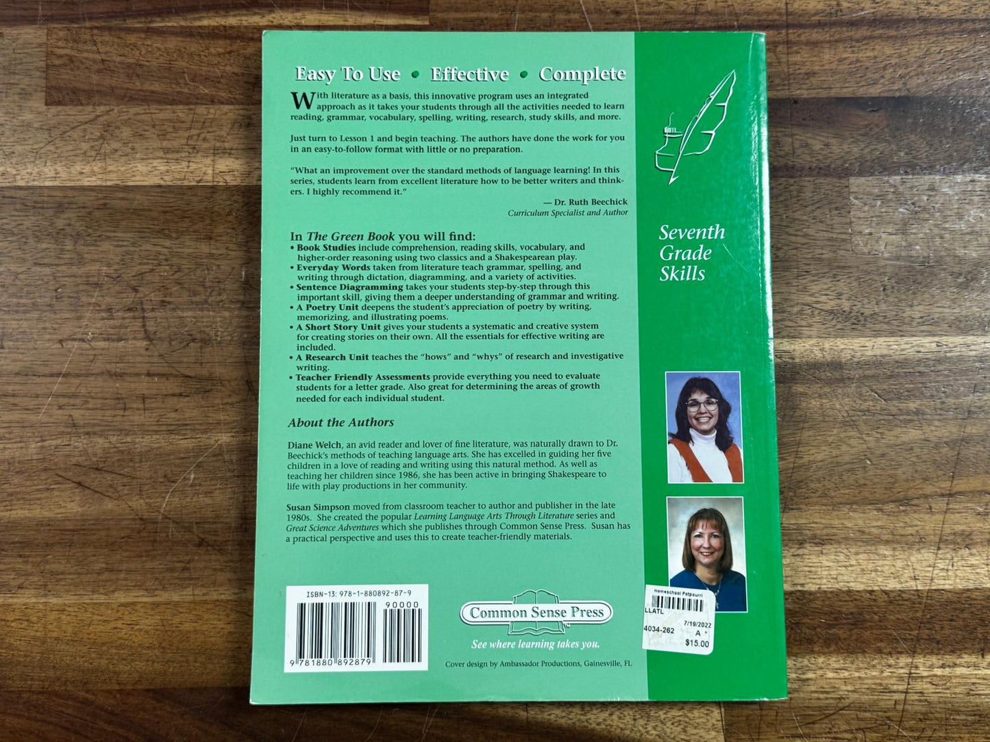 CSP Learning Language Arts Through Lit - Green Book