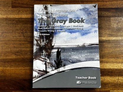 CSP Learning Language Arts Through Lit - Gray Book