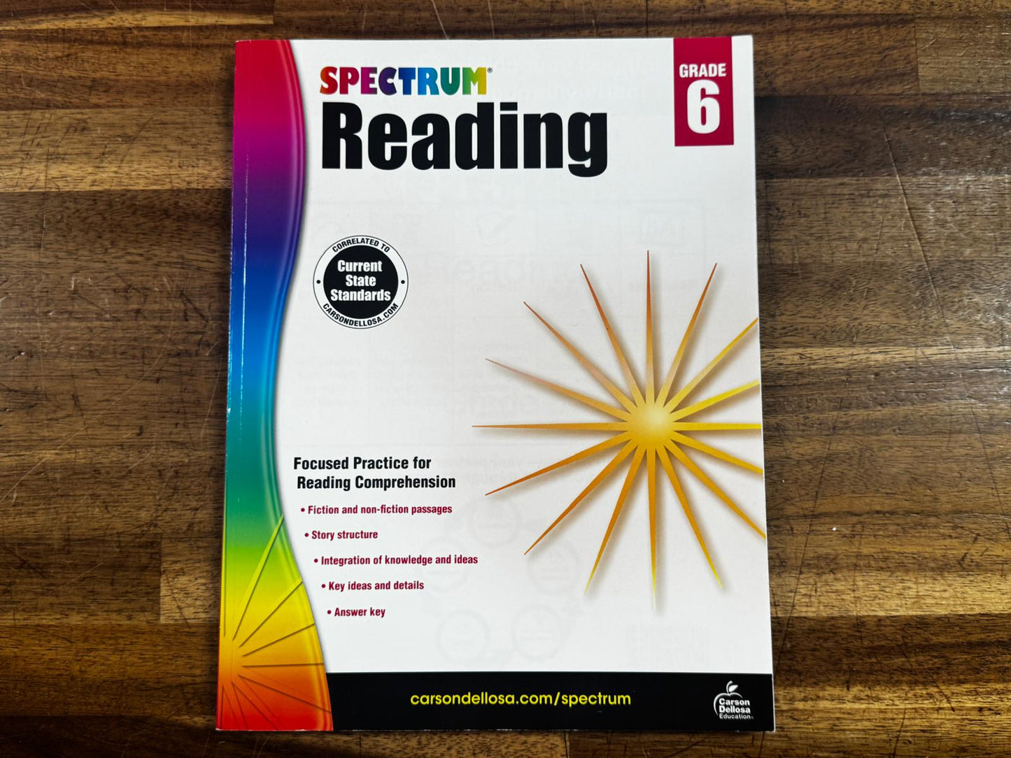 Spectrum Reading Grade 6