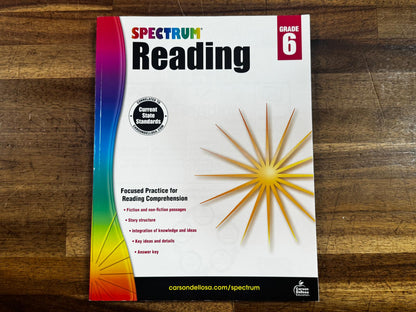 Spectrum Reading Grade 6