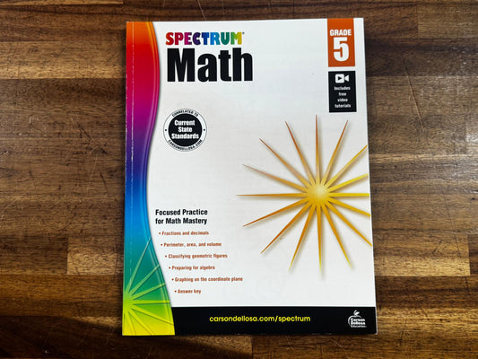 Spectrum Math Grade 5