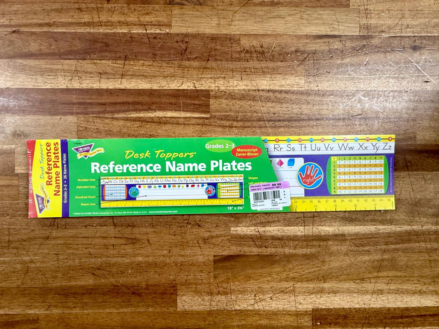 Trend Desk Toppers Reference Name Plates NEW